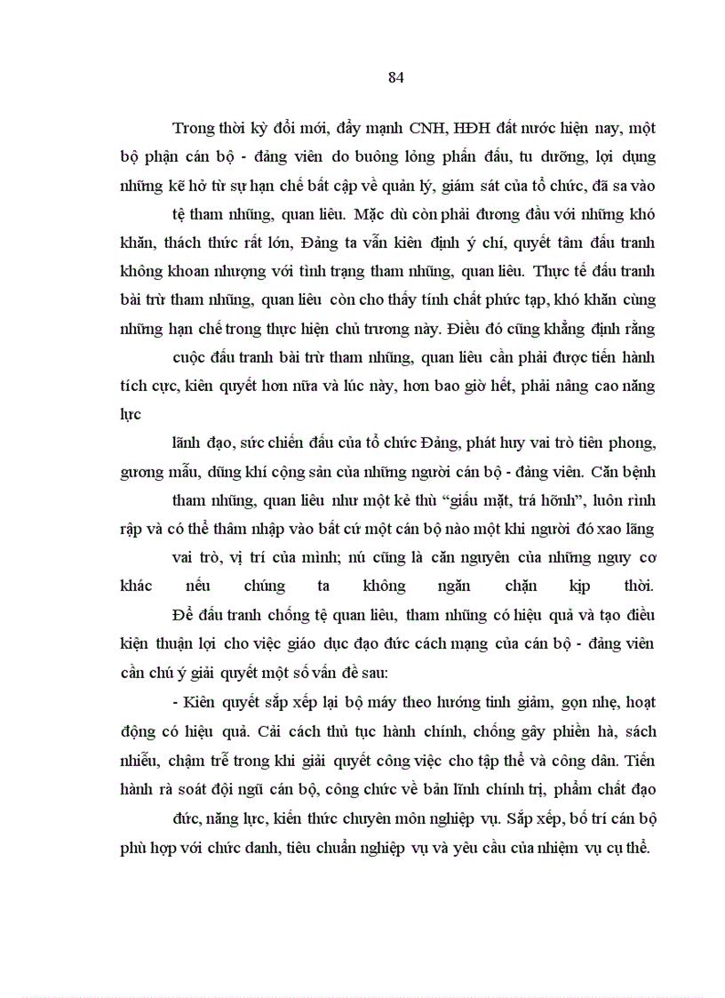 image for page Vấn đề đạo đức cách mạng của cán bộ - đảng viên hiện nay (qua thực tế ở tỉnh Thanh Hóa)