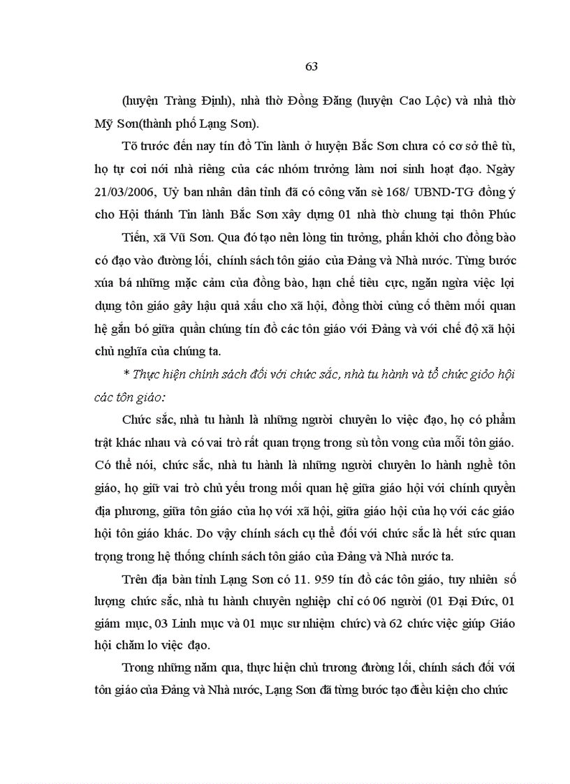 image for page Quản lý Nhà nước đối với hoạt động tôn giáo ở Lạng Sơn hiện nay