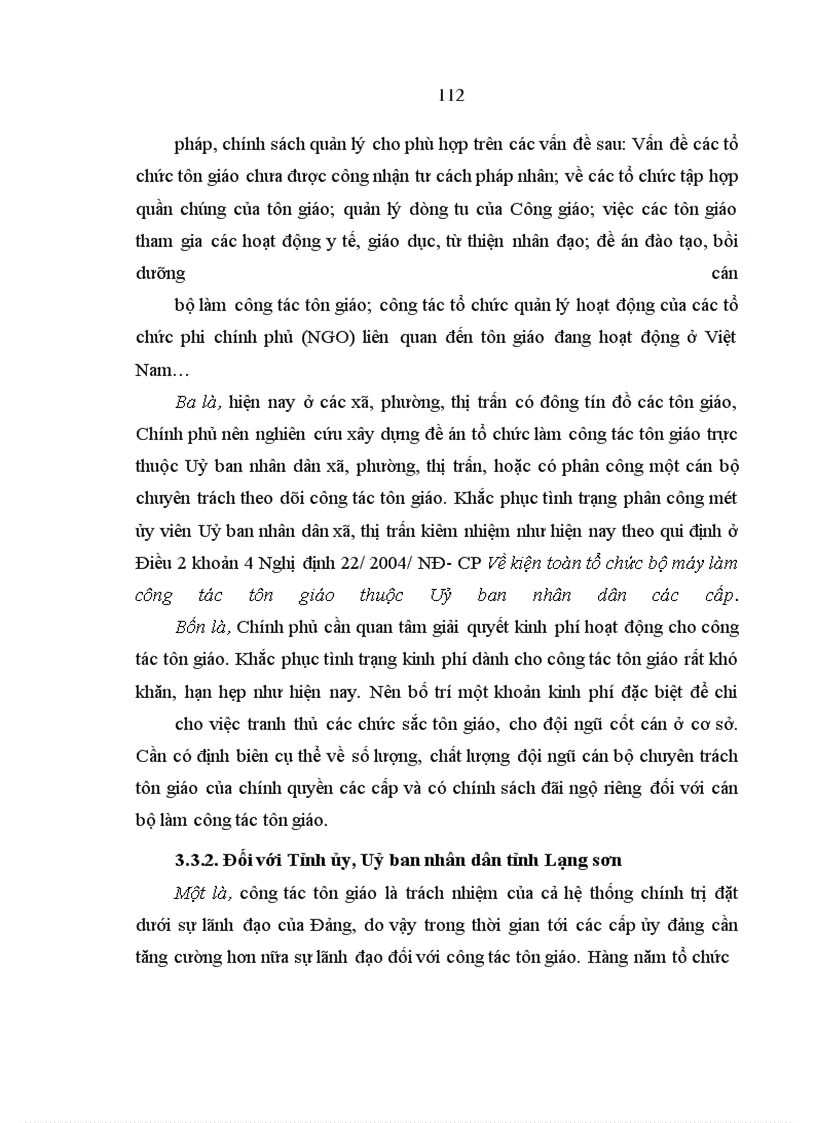 image for page Quản lý Nhà nước đối với hoạt động tôn giáo ở Lạng Sơn hiện nay