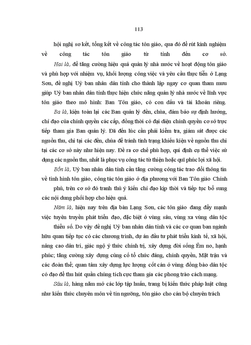 image for page Quản lý Nhà nước đối với hoạt động tôn giáo ở Lạng Sơn hiện nay