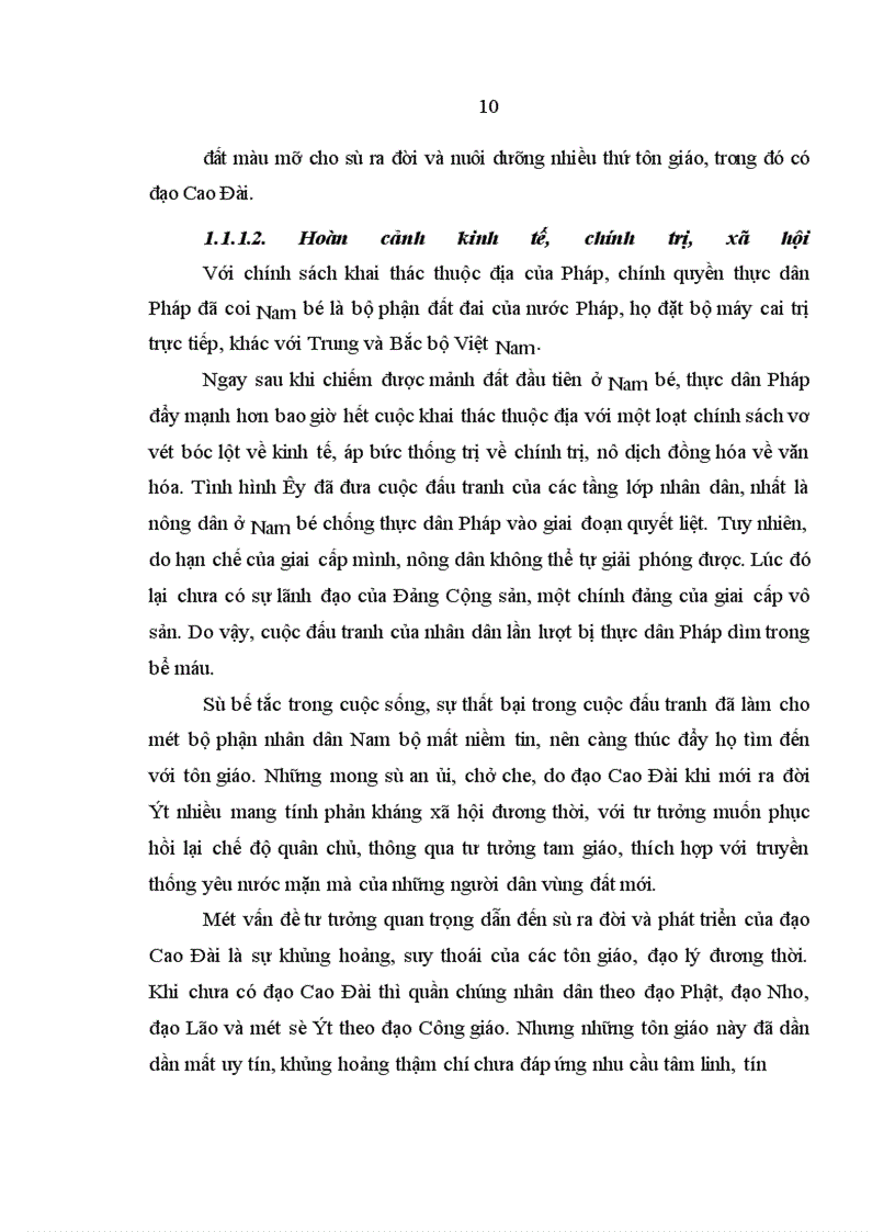 image for page Ảnh hưởng của đạo Cao Đài Ban Chỉnh đối với đời sống tinh thần ở Bến Tre,