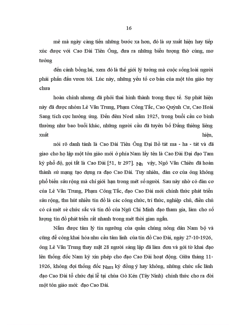 image for page Ảnh hưởng của đạo Cao Đài Ban Chỉnh đối với đời sống tinh thần ở Bến Tre,