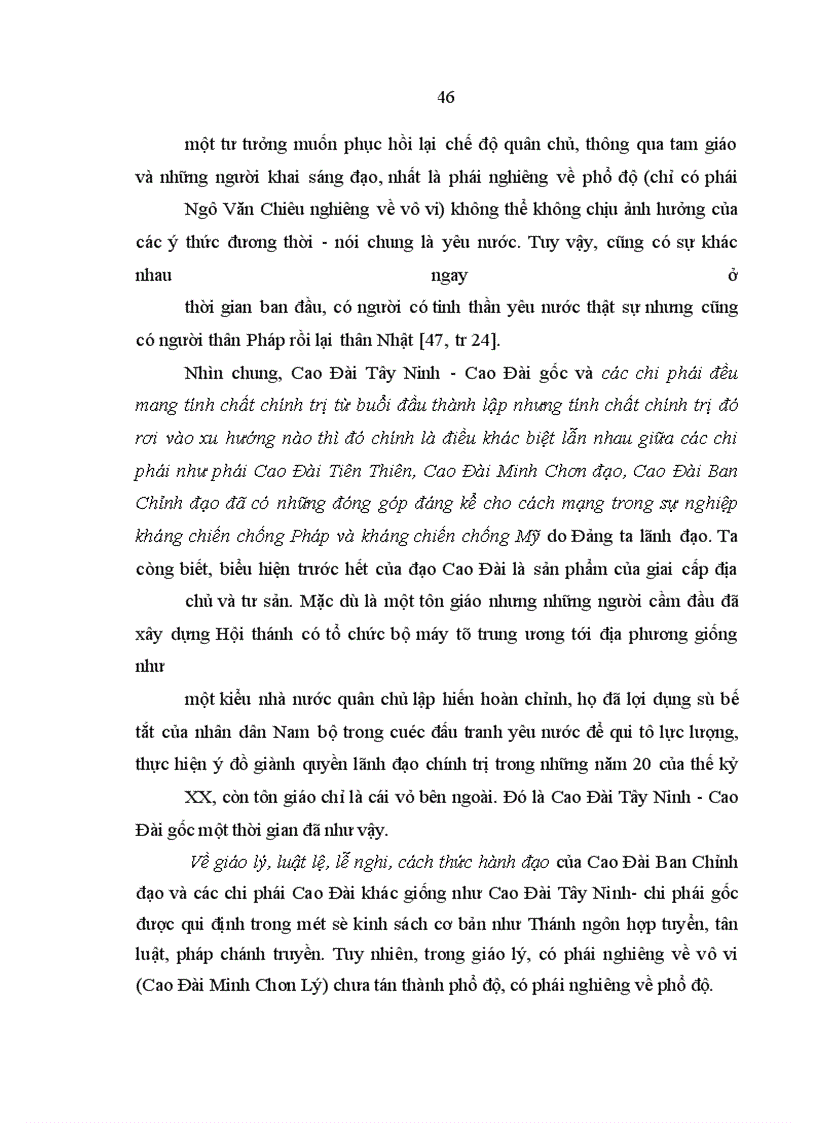 image for page Ảnh hưởng của đạo Cao Đài Ban Chỉnh đối với đời sống tinh thần ở Bến Tre,