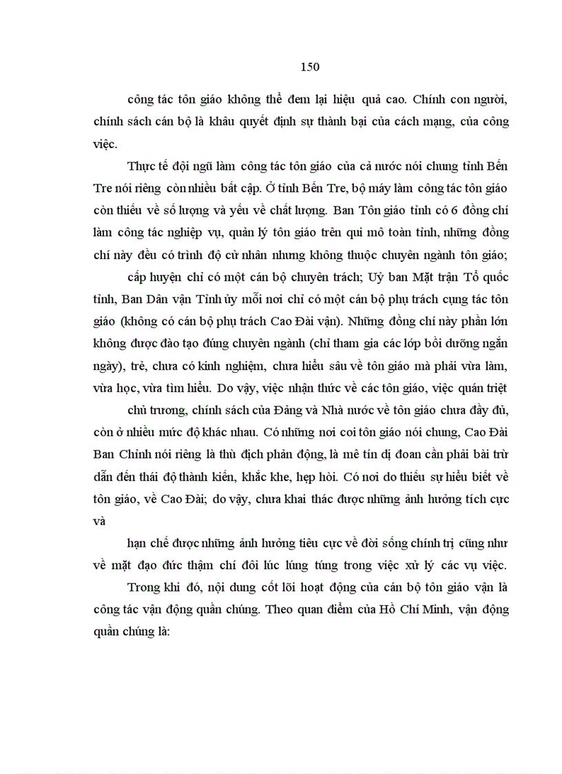 image for page Ảnh hưởng của đạo Cao Đài Ban Chỉnh đối với đời sống tinh thần ở Bến Tre,