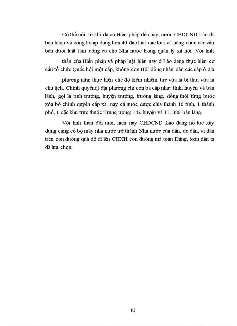 image for page Quá trình xây dựng củng cố bộ máy nhà nước ở cộng hòa dân chủ nhân dân Lào hiện nay