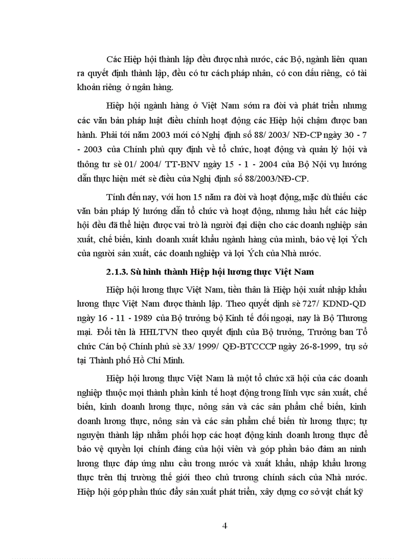 image for page Hoạt động của Hiệp hội ngành hàng trong sản xuất và xuất khẩu lương thực ở nước ta trong những năm qua