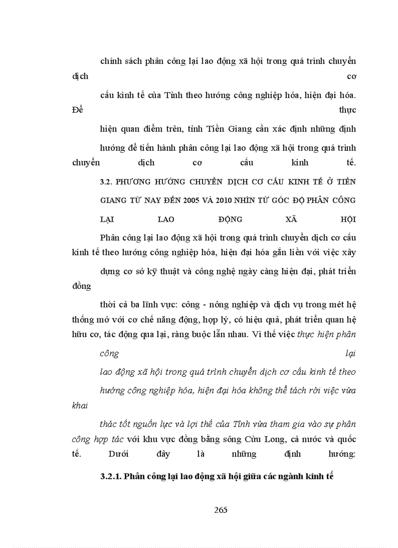 image for page Vấn đề phân công lại lao động xã hội trong quá trình chuyển dịch cơ cấu kinh tế ở tỉnh Tiền Giang