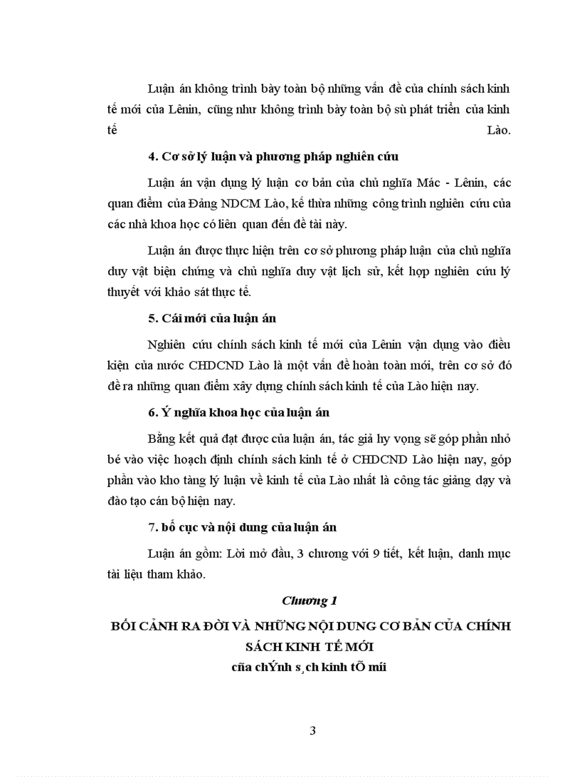 Quá trình nhận thức và vận dụng chính sách kinh tế mới của Lênin ở Cộng hòa dân chủ nhân dân lào