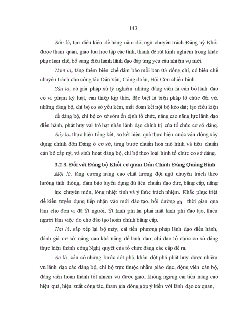 image for page Những nhân tố bảo đảm sự lãnh đạo của tổ chức cơ sở đảng trong Đảng bộ Khối cơ quan Dân Chính Đảng ở Quảng Bình hiện nay