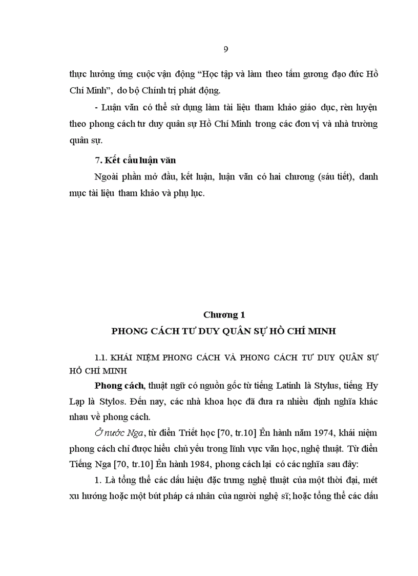 image for page Phong cách tư duy quân sự Hồ Chí Minh với học viên ở Học viện Chính trị – Quân sự hiện nay