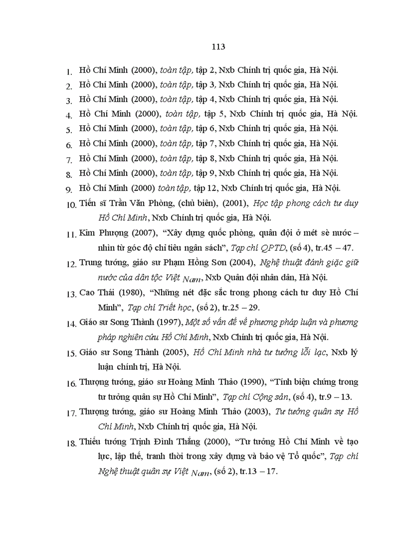 image for page Phong cách tư duy quân sự Hồ Chí Minh với học viên ở Học viện Chính trị – Quân sự hiện nay