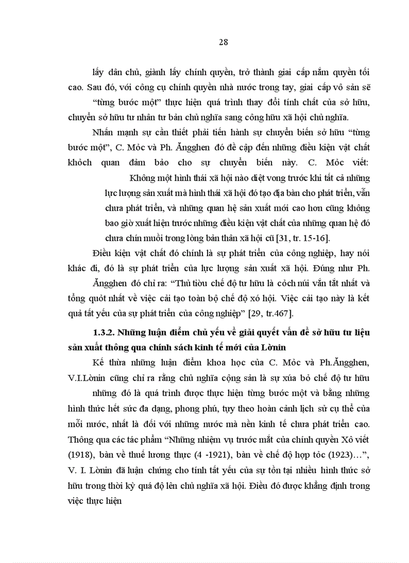 image for page Vận dụng lý luận mác - lênin về sở hữu Tư liệu sản xuất ở nước ta