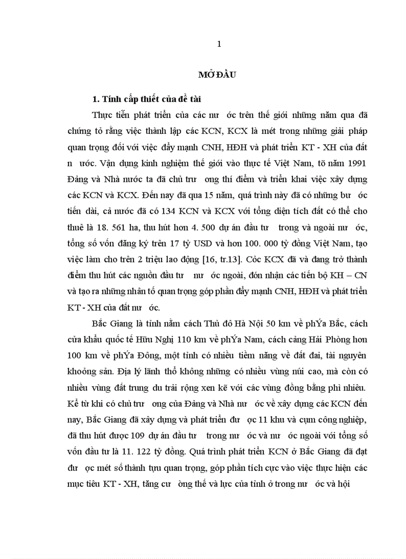 image for page Các khu công nghiệp trong sự phát triển kinh tế - xã hội ở tỉnh Bắc Giang nghiên cứu làm luận văn thạc sỹ chuyên ngành kinh tế chính trị