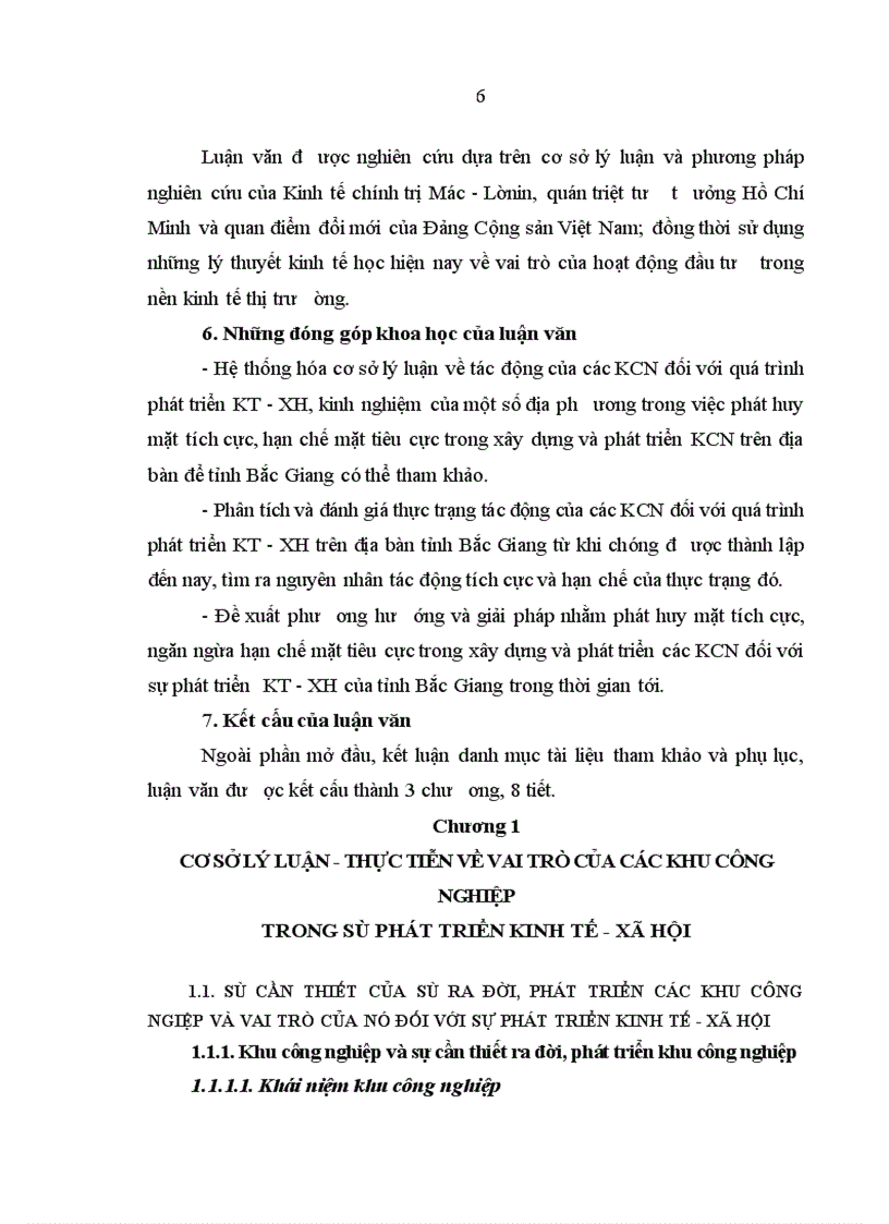 image for page Các khu công nghiệp trong sự phát triển kinh tế - xã hội ở tỉnh Bắc Giang nghiên cứu làm luận văn thạc sỹ chuyên ngành kinh tế chính trị