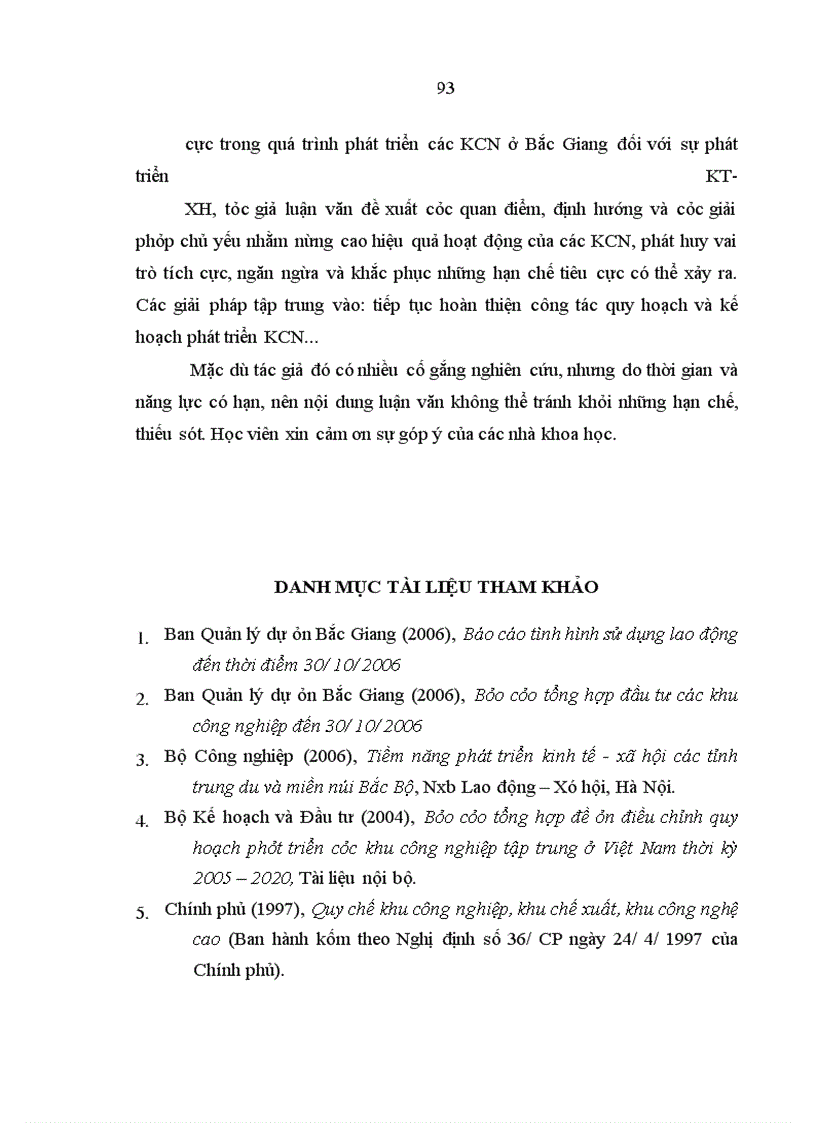 image for page Các khu công nghiệp trong sự phát triển kinh tế - xã hội ở tỉnh Bắc Giang nghiên cứu làm luận văn thạc sỹ chuyên ngành kinh tế chính trị