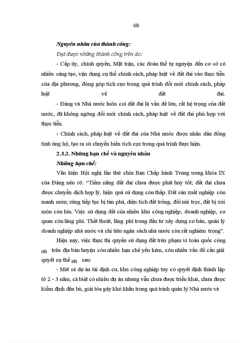 image for page Thực thi quyền sử dụng đất ở huyện hoà vang thành phố Đà Nẵng