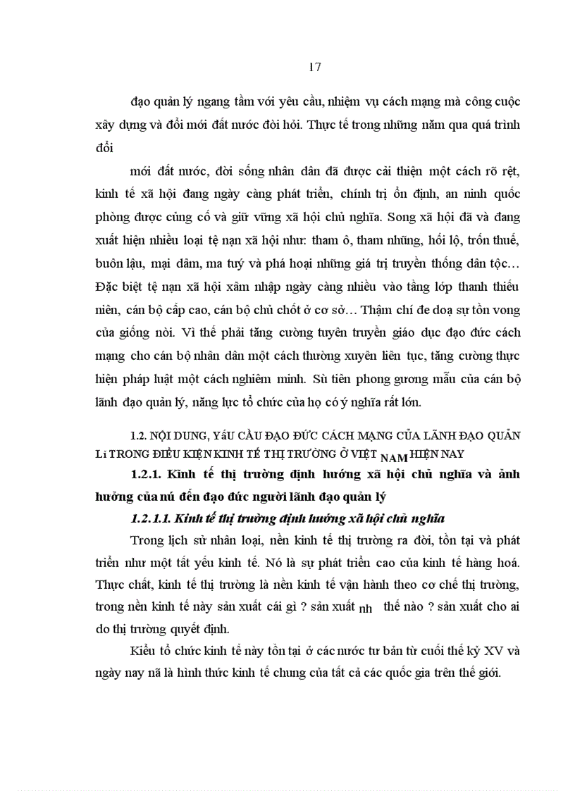 image for page Vấn đề đạo đức cách mạng của người cán bộ lãnh đạo quản lý ở Vĩnh Phúc trong điều kiện kinh tế thị trường hiện nay