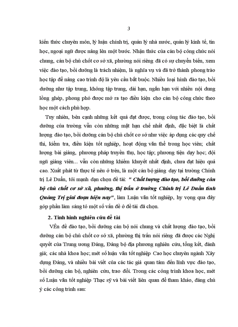 image for page Chất lượng đào tạo, bồi dưỡng cán bộ chủ chốt cơ sở xã, phường, thị trấn ở trường Chính trị Lê Duẩn tỉnh Quảng Trị giai đoạn hiện nay