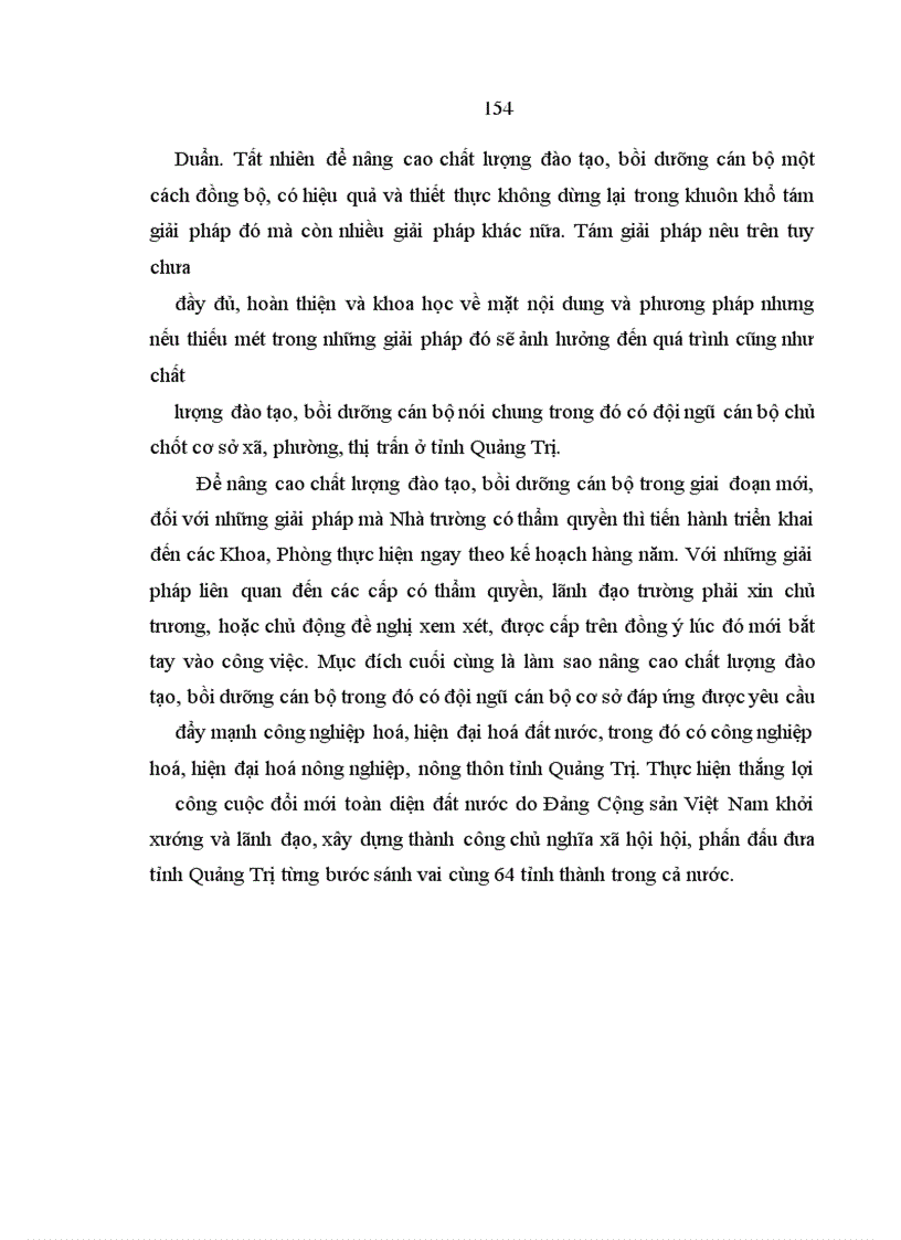 image for page Chất lượng đào tạo, bồi dưỡng cán bộ chủ chốt cơ sở xã, phường, thị trấn ở trường Chính trị Lê Duẩn tỉnh Quảng Trị giai đoạn hiện nay