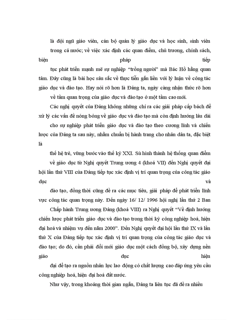 image for page Sự lãnh đạo của tỉnh uỷ Thái Bình đối với công tác giáo dục phổ thông giai đoạn hiện nay