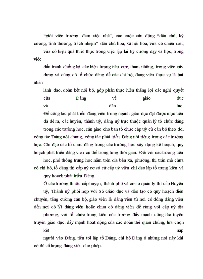 image for page Sự lãnh đạo của tỉnh uỷ Thái Bình đối với công tác giáo dục phổ thông giai đoạn hiện nay