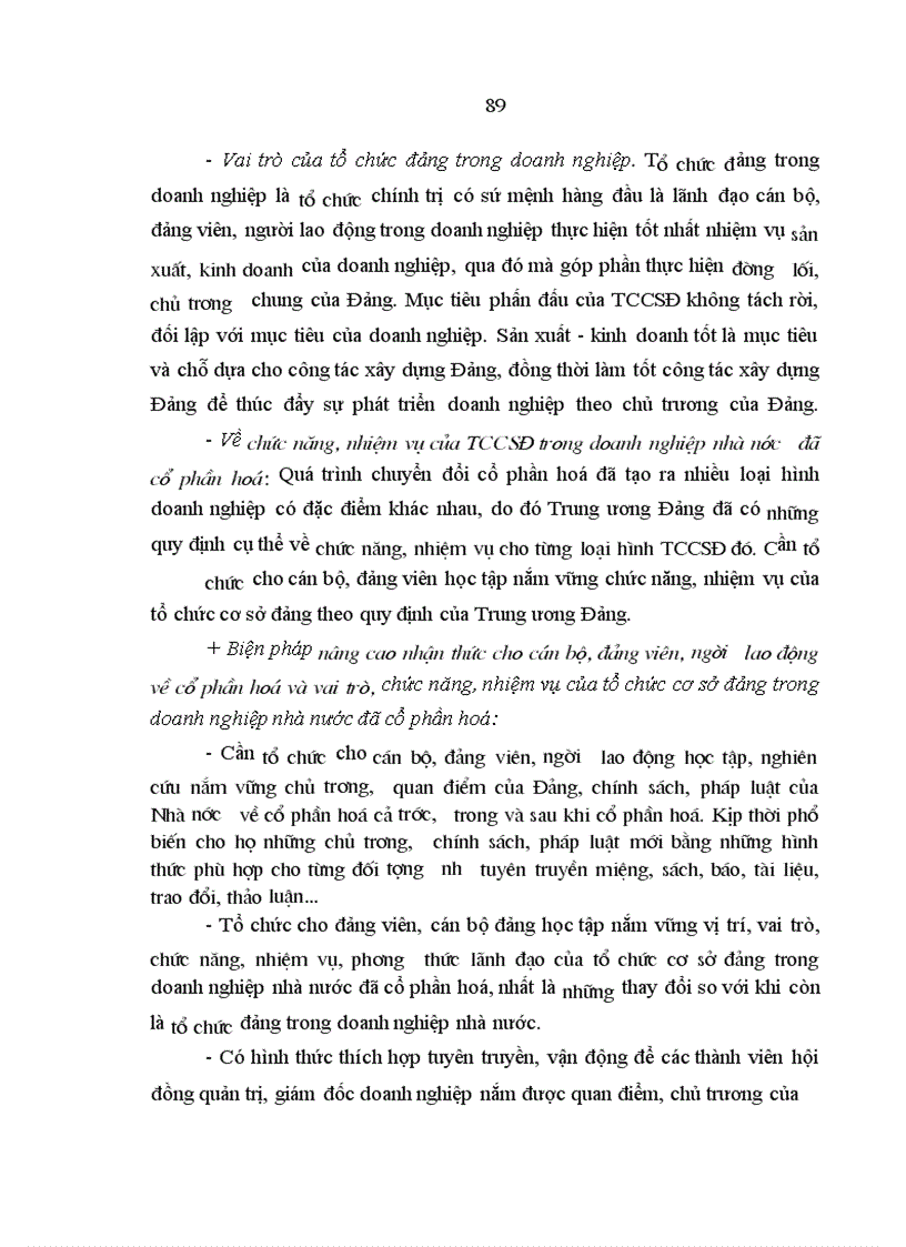 image for page Xây dựng, củng cố tổ chức cơ sở đảng trong các doanh nghiệp Nhà nước đã cổ phần hoá ở tỉnh Quảng bình trong giai đoạn hiện nay