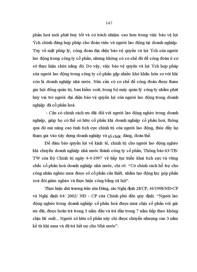 image for page Xây dựng, củng cố tổ chức cơ sở đảng trong các doanh nghiệp Nhà nước đã cổ phần hoá ở tỉnh Quảng bình trong giai đoạn hiện nay