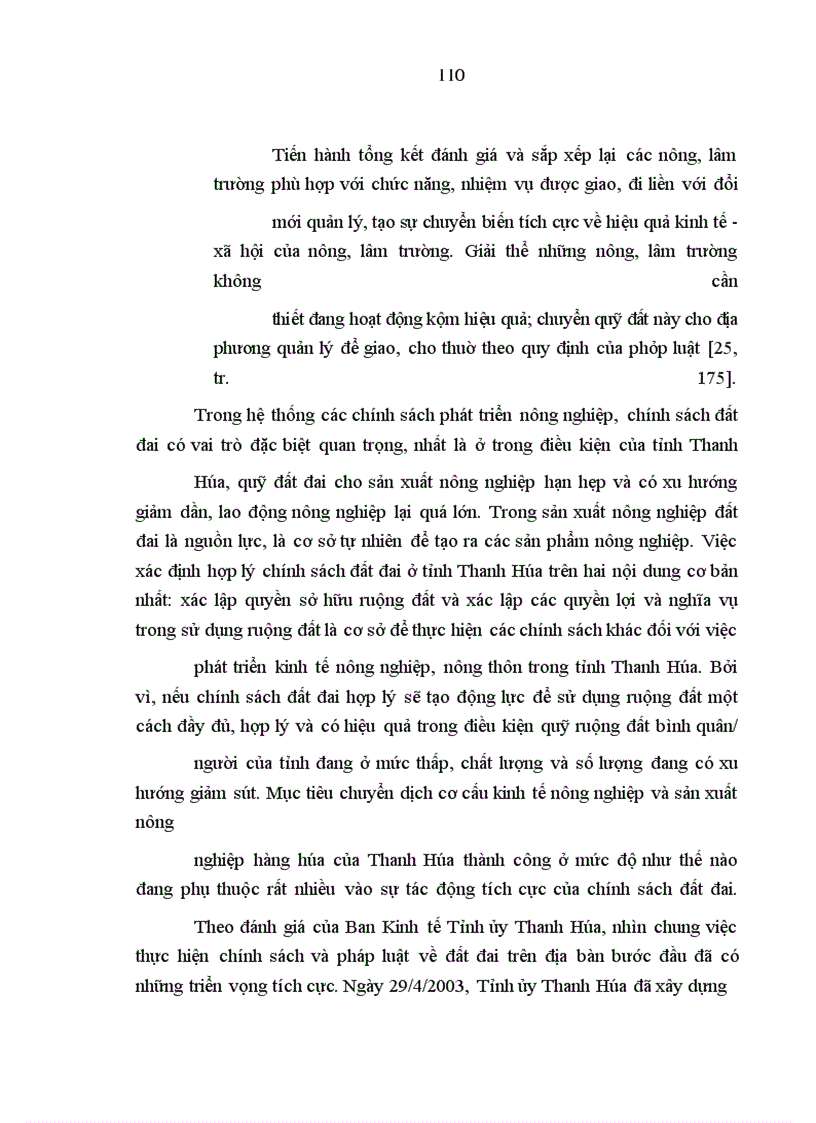 image for page Hoàn thiện chính sách kinh tế phát triển nông nghiệp ở tỉnh Thanh Hóa trong giai đoạn hiện nay