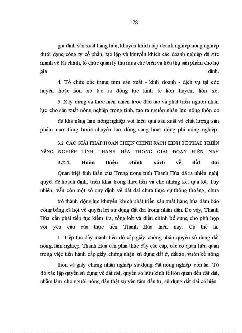 image for page Hoàn thiện chính sách kinh tế phát triển nông nghiệp ở tỉnh Thanh Hóa trong giai đoạn hiện nay