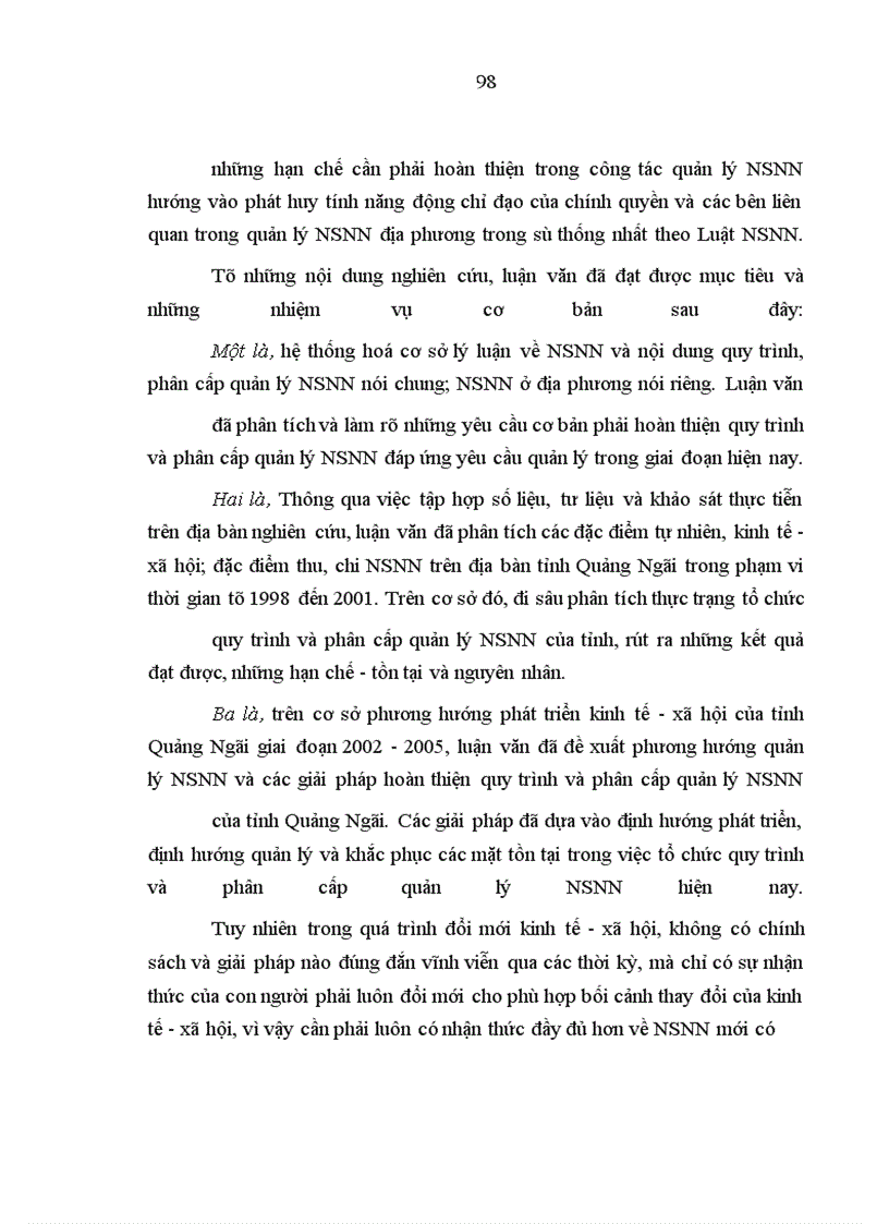 image for page Hoàn thiện quy trình và phân cấp quản lý ngân sách Nhà nước trên địa bàn tỉnh Quảng Ngãi