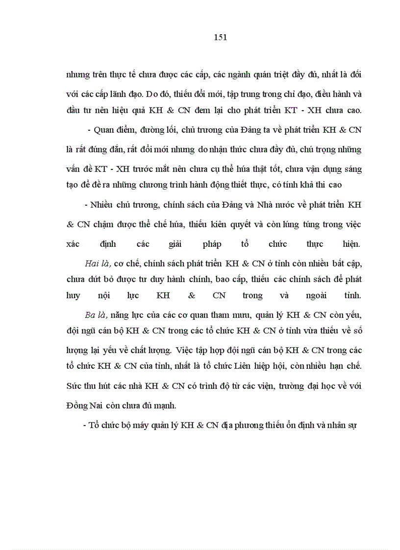 image for page Hoàn thiện quản lý nhà nước về khoa học và công nghệ ở tỉnh Đồng Nai