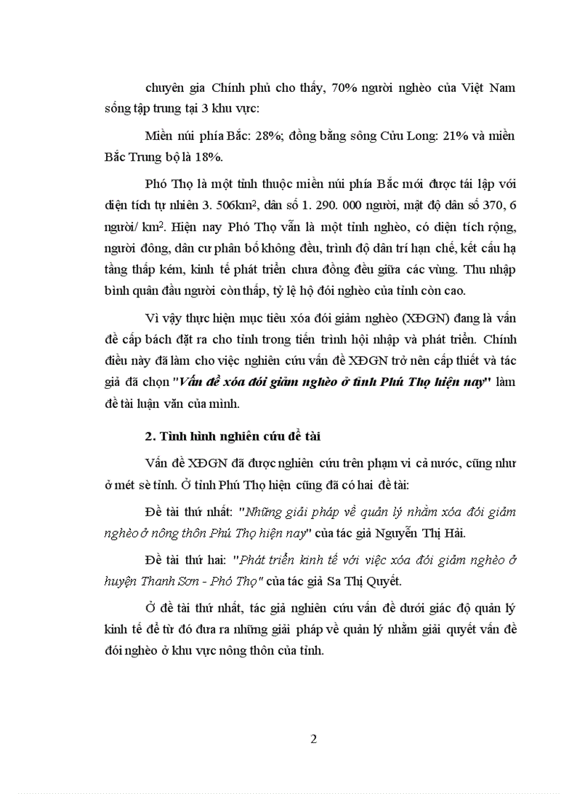 image for page Vấn đề xóa đói giảm nghèo ở tỉnh Phú Thọ hiện nay