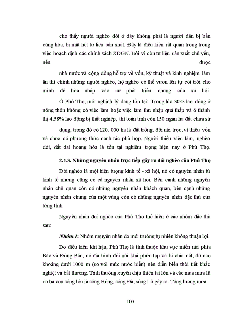 image for page Vấn đề xóa đói giảm nghèo ở tỉnh Phú Thọ hiện nay