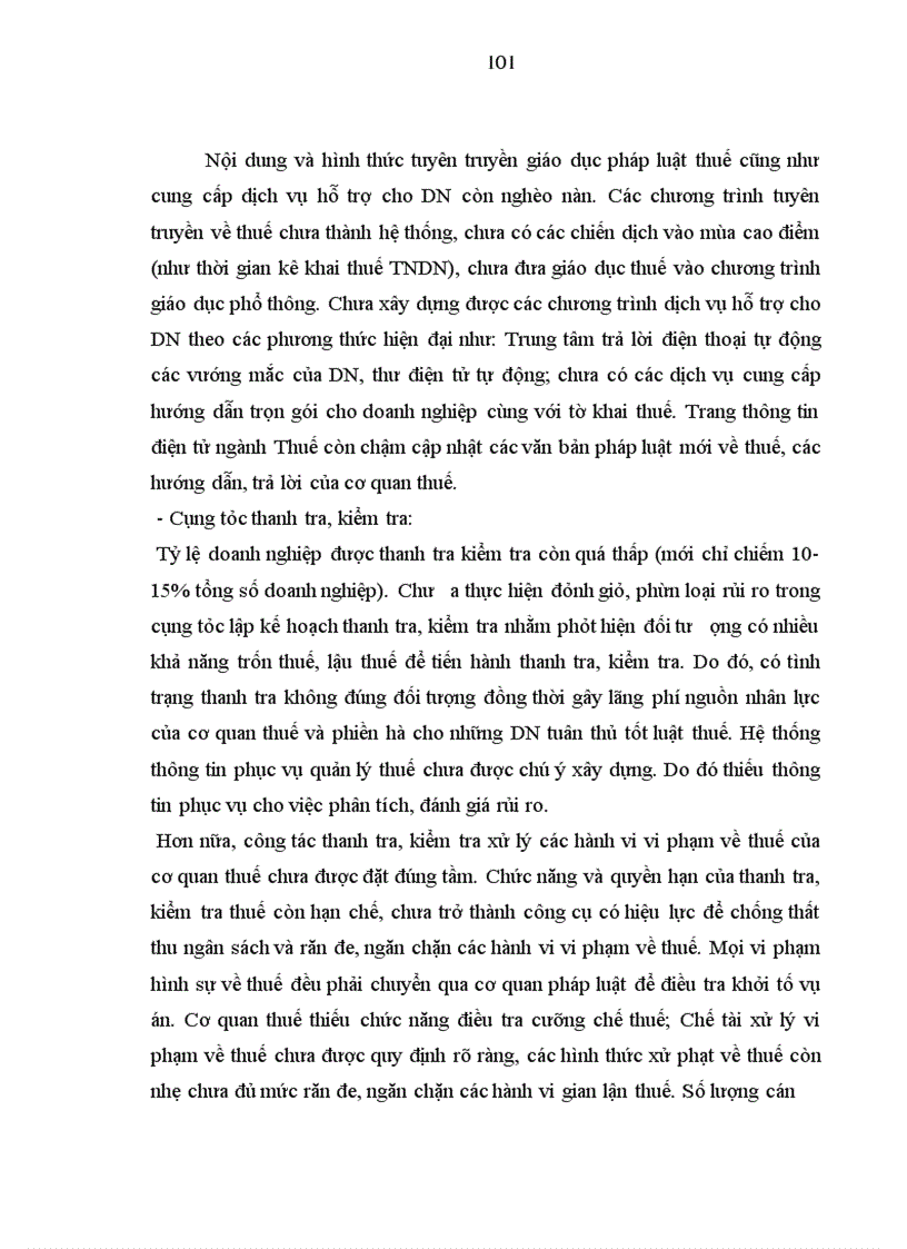 image for page Hoàn thiện quản lý thu thuế đối với doanh nghiệp ở nước ta hiện nay