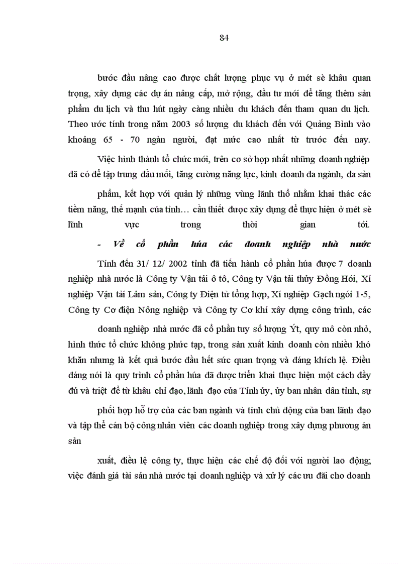 image for page Các giải pháp thúc đẩy quá trình sắp xếp, đổi mới doanh nghiệp nhà nước để nâng cao hiệu quả doanh nghiệp nhà nước ở tỉnh Quảng Bình hiện nay