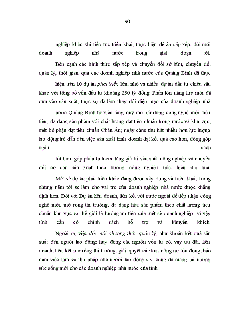 image for page Các giải pháp thúc đẩy quá trình sắp xếp, đổi mới doanh nghiệp nhà nước để nâng cao hiệu quả doanh nghiệp nhà nước ở tỉnh Quảng Bình hiện nay