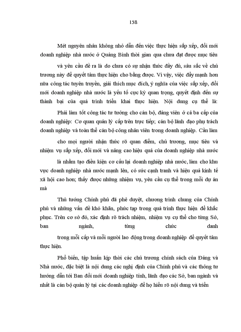 image for page Các giải pháp thúc đẩy quá trình sắp xếp, đổi mới doanh nghiệp nhà nước để nâng cao hiệu quả doanh nghiệp nhà nước ở tỉnh Quảng Bình hiện nay