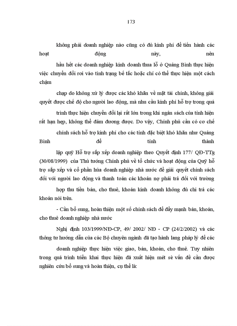 image for page Các giải pháp thúc đẩy quá trình sắp xếp, đổi mới doanh nghiệp nhà nước để nâng cao hiệu quả doanh nghiệp nhà nước ở tỉnh Quảng Bình hiện nay