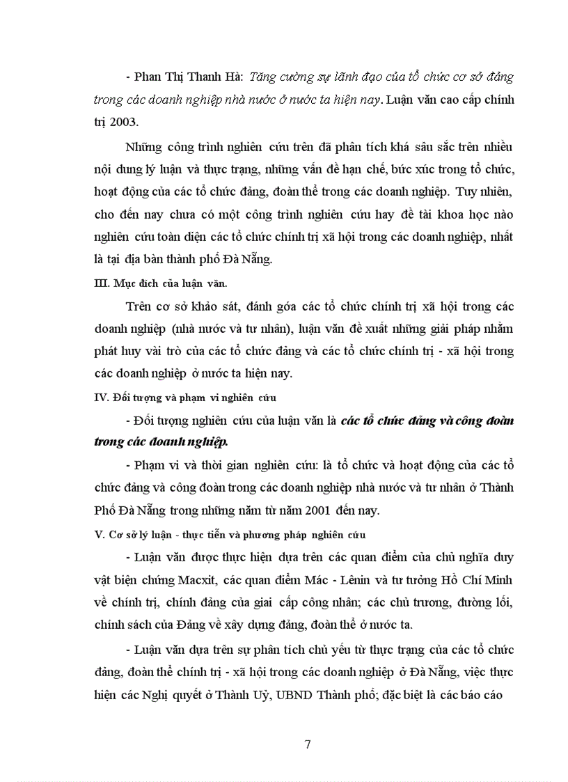 image for page Vấn đề tổ chức và hoạt động của Đảng trong các doanh nghiệp trên địa bàn thành phố Đà Nẵng