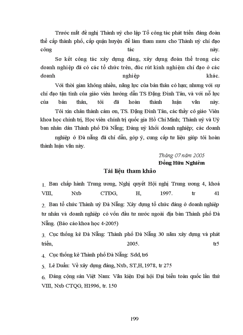 image for page Vấn đề tổ chức và hoạt động của Đảng trong các doanh nghiệp trên địa bàn thành phố Đà Nẵng