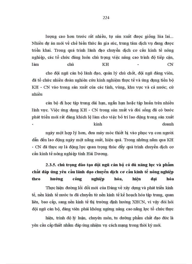 image for page Đảng bộ tỉnh Hải Dương lãnh đạo chuyển dịch cơ cấu kinh tế nông nghiệp theo hướng công nghiệp hóa, hiện đại hóa từ 1997 đến 200