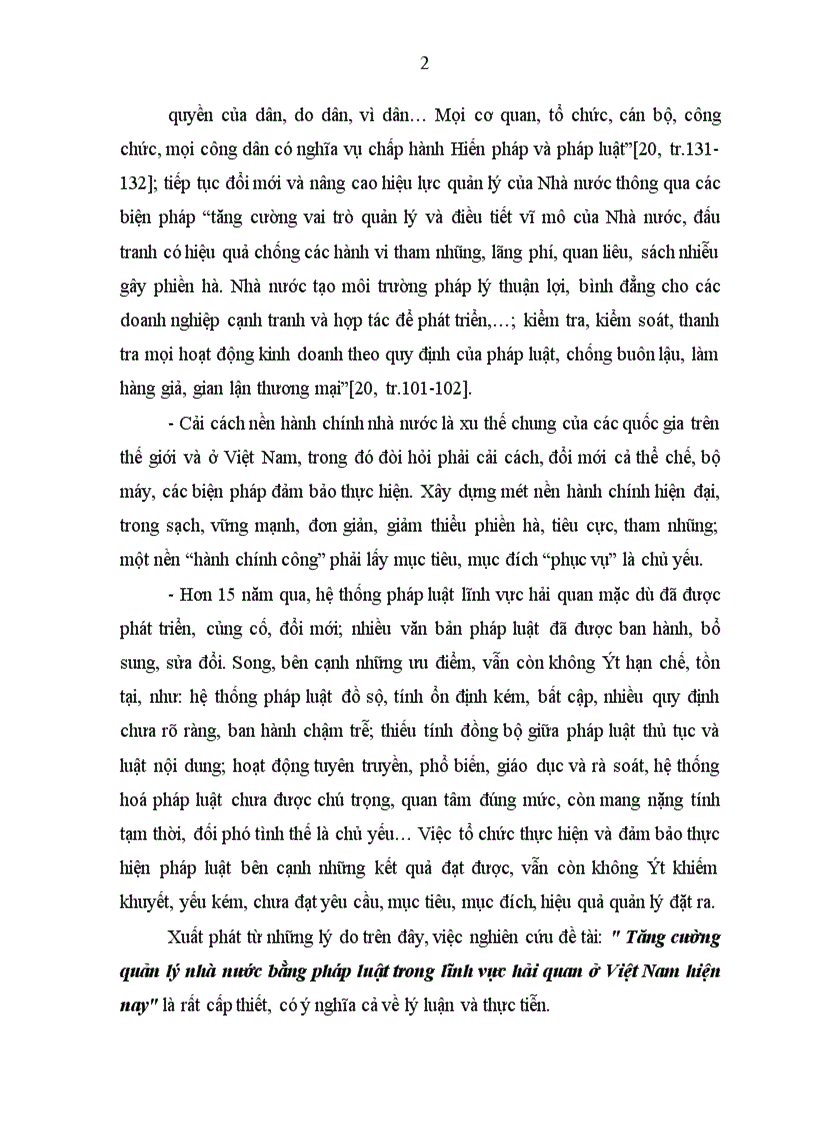 image for page Tăng cường quản lý nhà nước bằng pháp luật trong lĩnh vực hải quan ở Việt Nam hiện nay