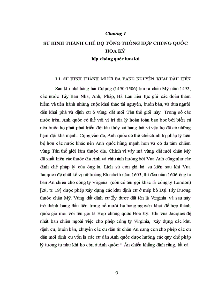 image for page Chế độ tổng thống hợp chúng quốc hoa kỳ - sự hình thành và phát triển