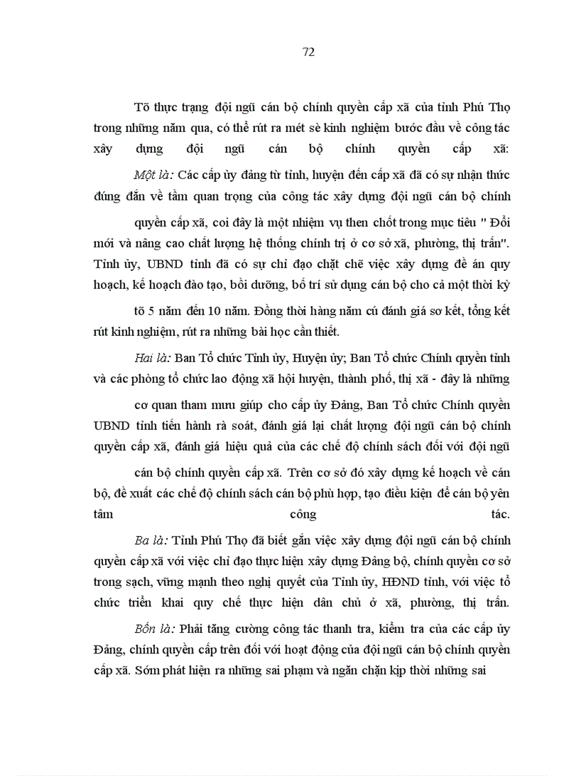 image for page Nâng cao chất lượng đội ngũ cán bộ chính quyền cấp xã ở tỉnh Phú Thọ hiện nay