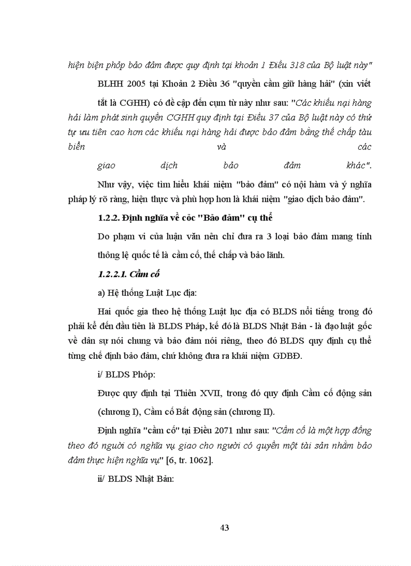 image for page Phương hướng hoàn thiện quy định giao dịch bảo đảm trong pháp luật hàng hải Việt Nam