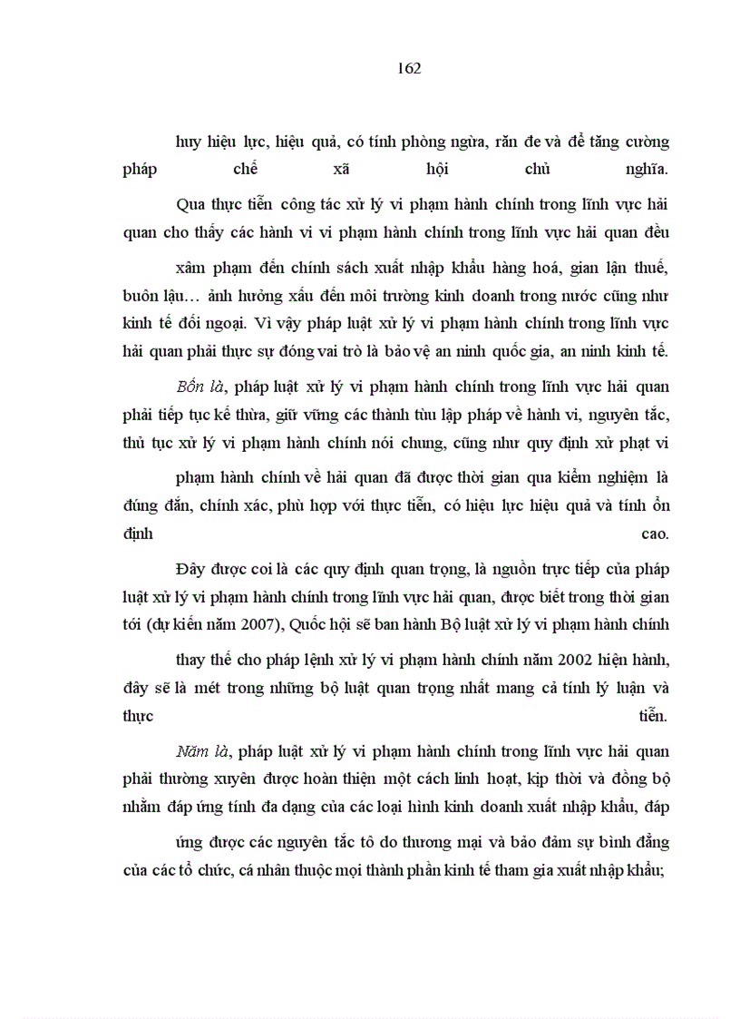 image for page Thực trạng thực hiện và giải pháp đảm bảo thực hiện pháp luật xử lý vi phạm hành chính trong lĩnh vực hải quan ở Việt Nam