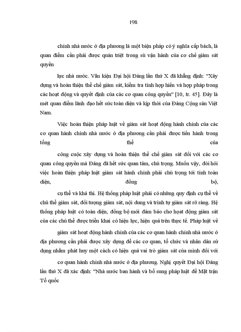 image for page Hoàn thiện pháp luật về giám sát hoạt động hành chính của các cơ quan hành chính nhà nước ở địa phương - từ thực tiễn tỉnh Vĩnh Phúc