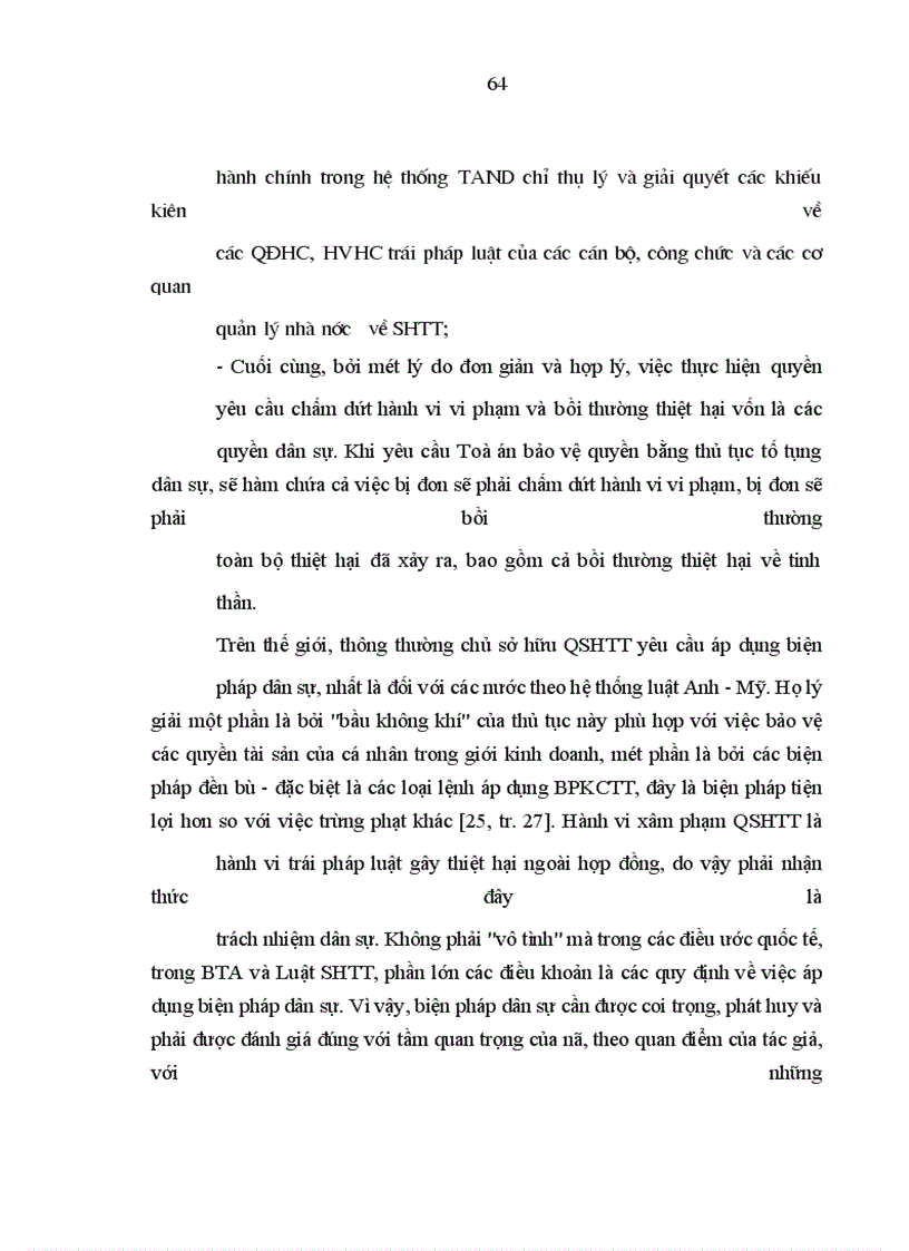 image for page Cơ sở lý luận và thực tiễn hoàn thiện pháp luật về thủ tục bảo vệ quyền sở hữu trí tuệ tại Tòa án nhân dân Việt Nam hiện nay
