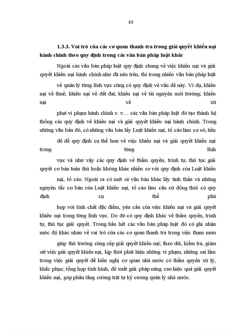 image for page Vai trò của các cơ quan thanh tra nhà nước trong giải quyết khiếu nại hành chính ở Việt Nam