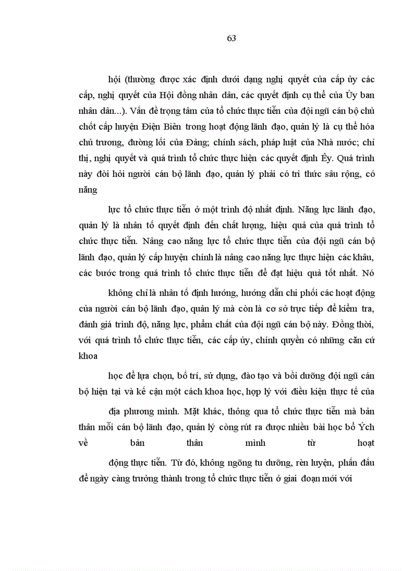 image for page Vấn đề tổ chức thực tiễn của cán bộ cấp huyện ở Điện Biên hiện nay